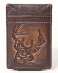 AMERICAN TANNER Genuine Leather Card Holder Wallet For Men & Women H4.1 X W3