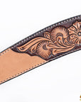 HILASON Western Horse Headstall & Breast Collar American Leather Floral Carving