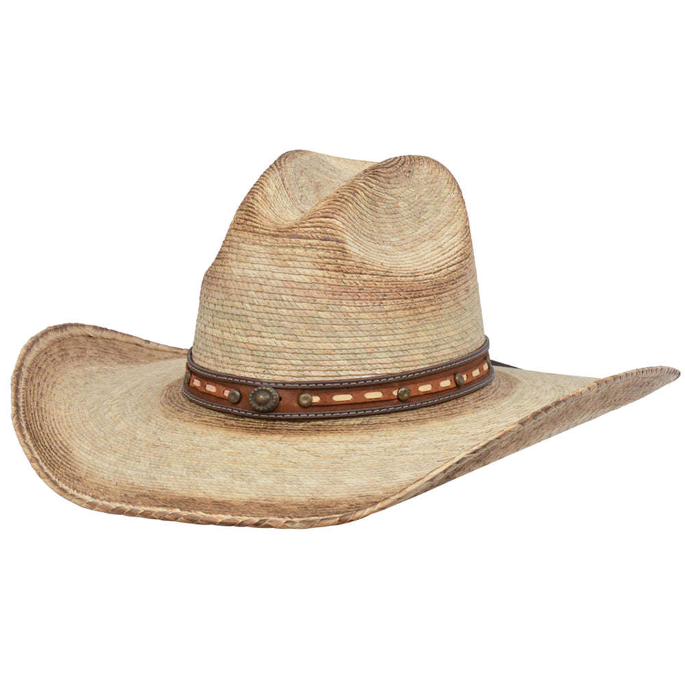 M&amp;F WESTERN Carson Palm Wind Carson Burnished Palm Lightweight Hat Fabric Sweat Band