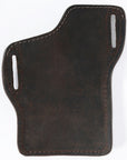 Hilason Western Stylish Floral Hand Tooled Genuine Leather Smartphone Cell Phone Holder