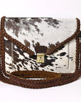 American Darling ADBGM345B Hair-On Genuine Leather Women Bag Western Handbag Purse