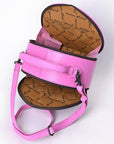 American Darling Canteen Hand Tooled Genuine Leather women bag western handbag purse