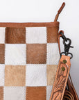 American Darling ADBG1301 Hair-On Genuine Leather Women Bag Western Handbag Purse