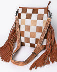 American Darling ADBG1301 Hair-On Genuine Leather Women Bag Western Handbag Purse