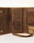 American Darling ADBG1311 Wallet Hand Tooled Genuine Leather women bag western handbag purse