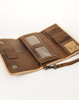 American Darling ADBG1311 Wallet Hand Tooled Genuine Leather women bag western handbag purse