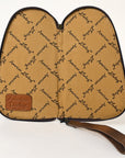 American Darling ADGC106 Floral Western Hand Tooled Genuine Leather Women & Man GUN CASE