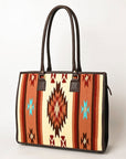American Darling Saddle Blanket Genuine Leather Women Bag Western Handbag Purse