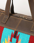 OHLAY OHA101D DUFFEL Upcycled Wool Genuine Leather women bag western handbag purse