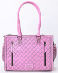American Darling Adbg1314 Tote Hand Tooled Genuine Leather Women Bag Western Handbag Purse