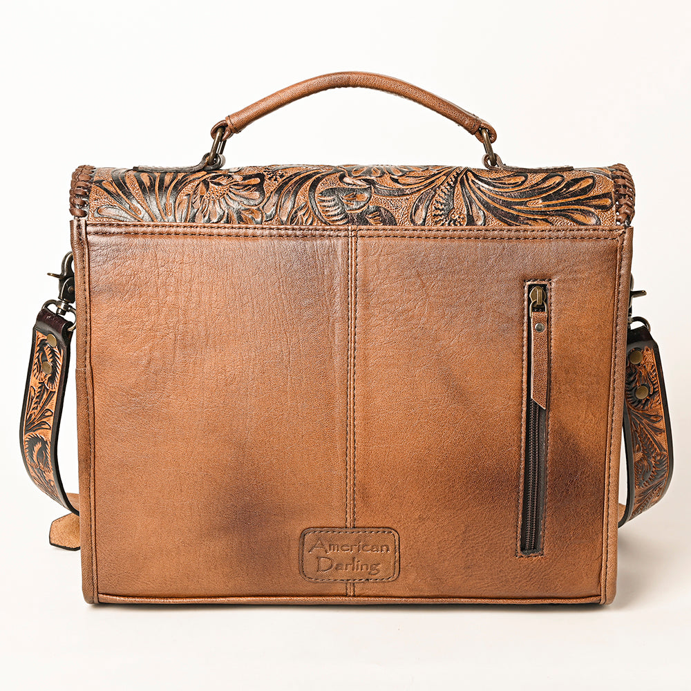 American Darling ADBG1318 Hand Tooled Genuine Leather Women Bag Western Handbag Purse