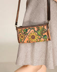 ADBGA469 American Darling Hand Tooled Genuine Leather Women Bag Western Handbag Purse
