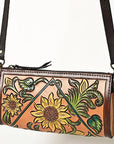 ADBGA469 American Darling Hand Tooled Genuine Leather Women Bag Western Handbag Purse