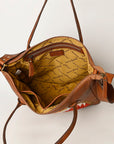 American Darling ADBGA478 Saddle Blanket Genuine Leather Women Bag Western Handbag Purse