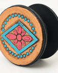 American Darling Hand Tooled Painted Floral Popsockets for Phone Grip Stand