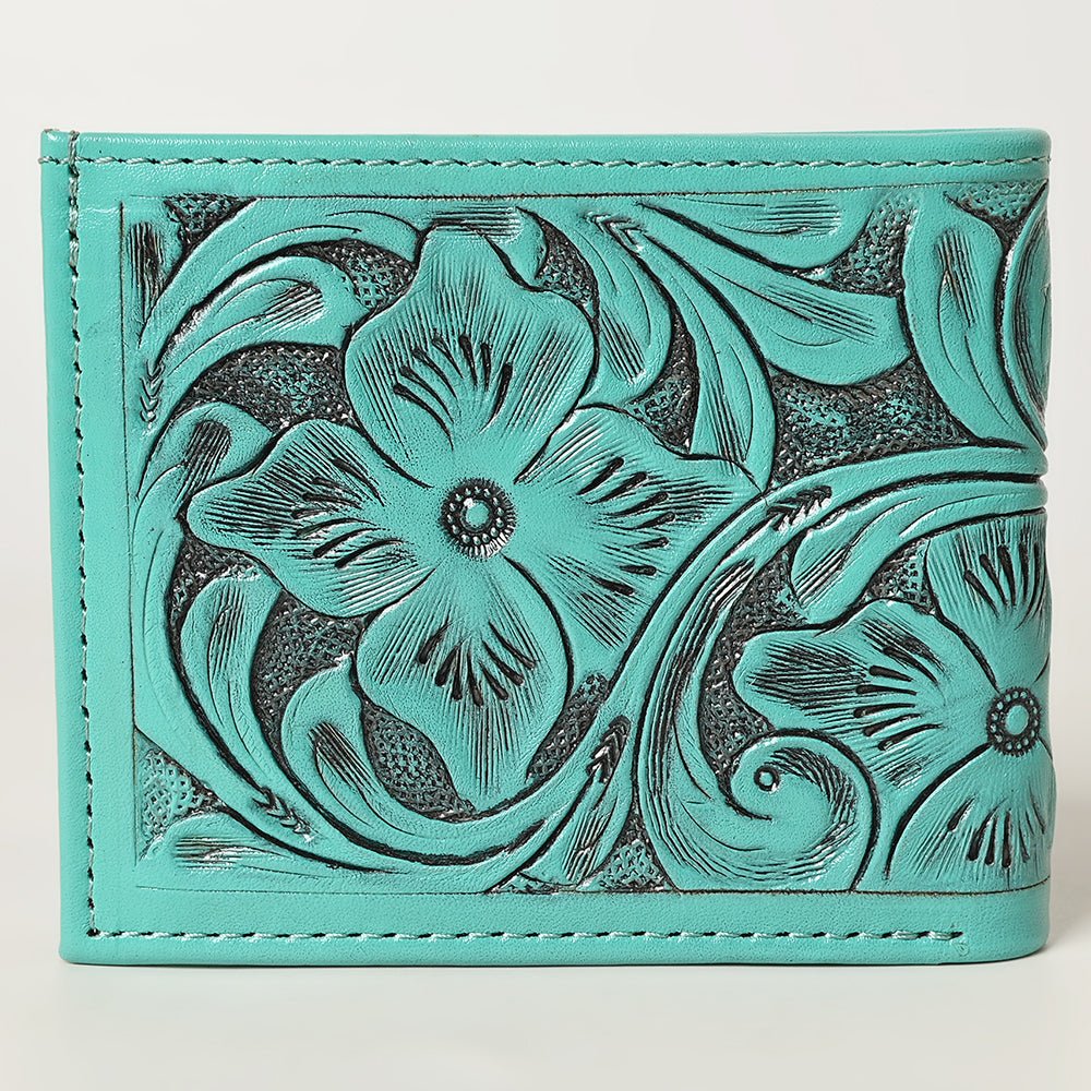 American Darling Wallet Hand Tooled Genuine Leather Women Bag Western Handbag Purse