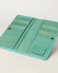 American Darling Wallet Hand Tooled Genuine Leather Women Bag Western Handbag Purse