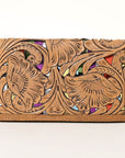 American Darling Wallet Hand Tooled Genuine Leather women bag western handbag purse