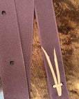 2 In X 6 Ft Hilason Western Horse Premium Single Nylon Leather Cinch Strap