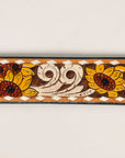 American Darling ADBLF235-L Beautifully Hand Tooled Genuine American Leather Belt Men and  Women