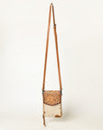 American Darling Cell Phone Holder Hair On Genuine Leather women bag western handbag purse