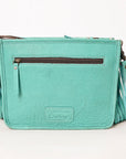 American Darling ADBG1322A Hand Tooled Hair-On Genuine Leather Women Bag Western Handbag Purse