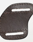 Hilason Leather Angled Knife Scabbard Sheath Cover Floral Tooled