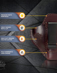 American Tanner by Hilason Hand Made Leather IWB Holster Springfield Hellcat and More