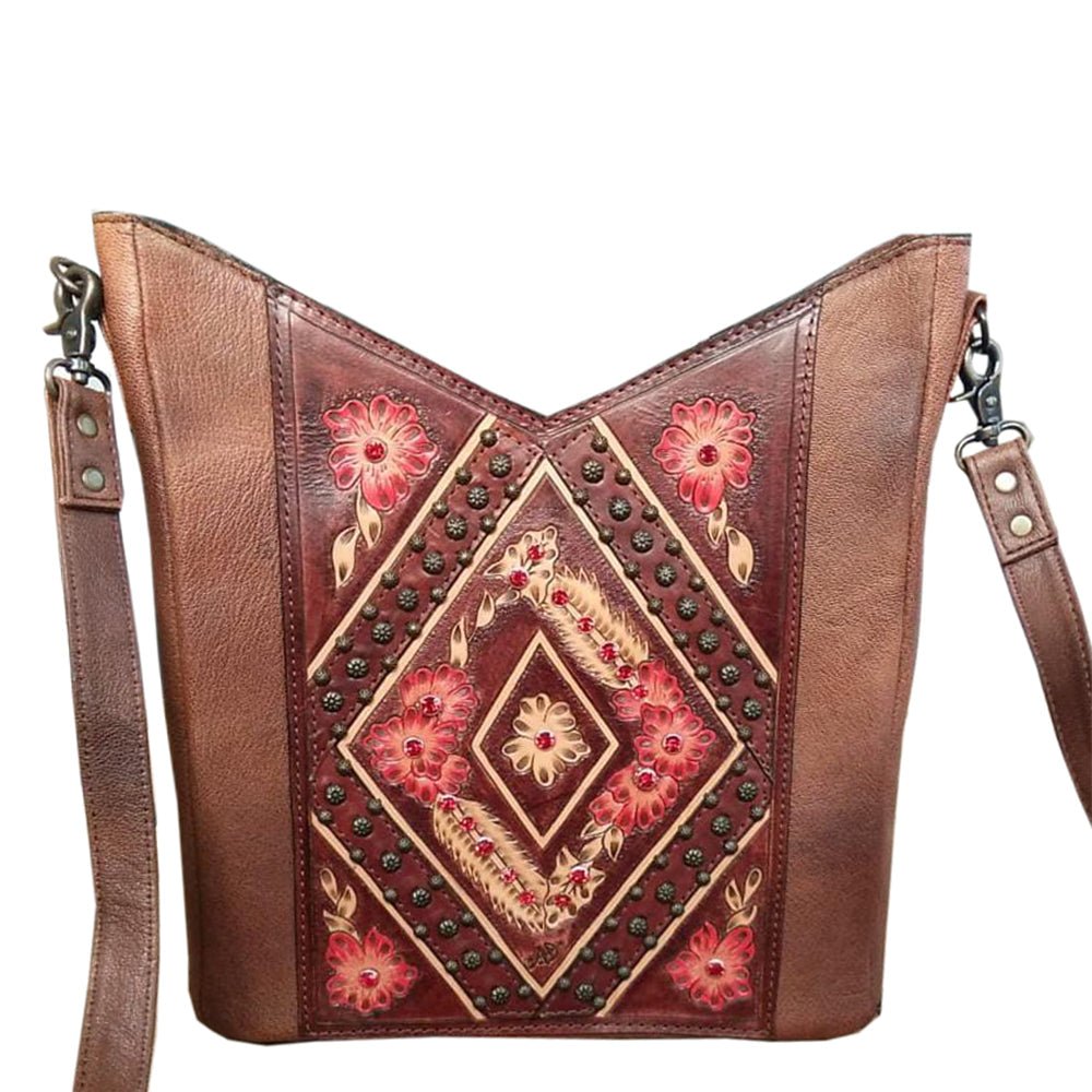 GIBGX1350 American Darling Crossbody Genuine Western Leather Women Bag