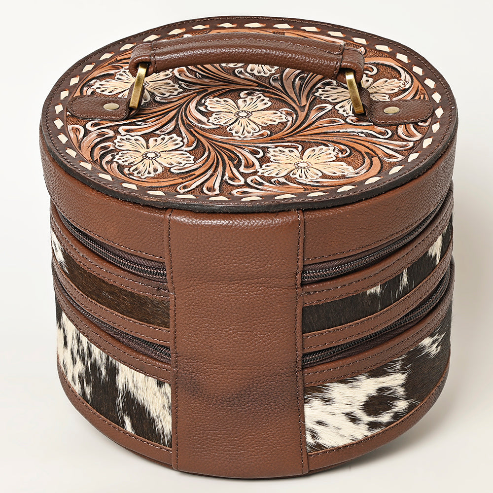 ADBGA491 American Darling Hand Tooled Hair On Genuine Leather Women Bag Western Handbag Purse