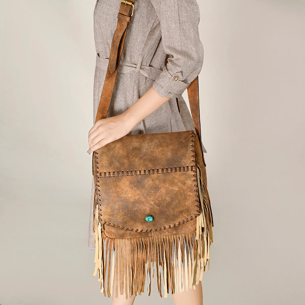 American Darling ADBGA500 Genuine Leather Women Bag Western Handbag Purse