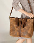 American Darling ADBGA505 Genuine Leather Women Bag Western Handbag Purse