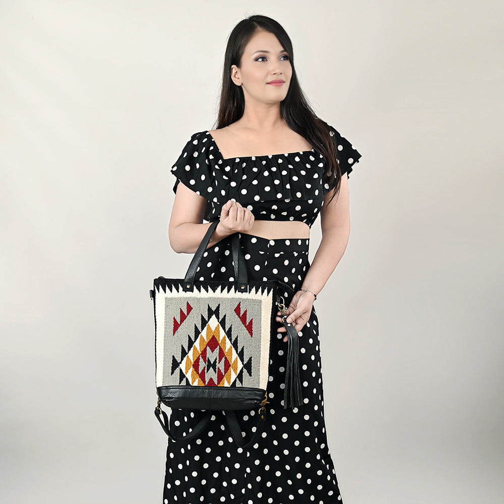 American Darling ADBGA485 Saddle Blanket Genuine Leather Women Bag Western Handbag Purse