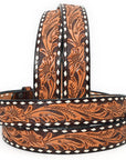 American Darling  Beautifully Hand Tooled Genuine American Leather Belt Men and  Women