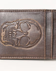 AMERICAN TANNER Genuine Leather Hand Burnished Bifold Wallet For Men Women H4 X W3.25 X D0.5