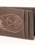 AMERICAN TANNER Genuine Leather Hand Burnished Bifold Wallet For Men Women H4 X W3.25 X D0.5