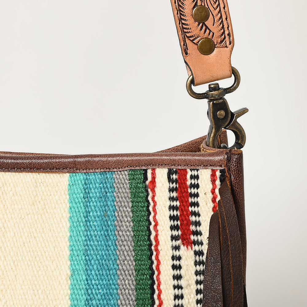 American Darling Messenger Hand Tooled Genuine Leather Women Bag Western Handbag Purse