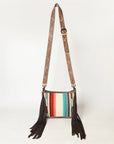 American Darling Messenger Hand Tooled Genuine Leather Women Bag Western Handbag Purse
