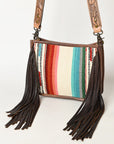 American Darling Messenger Hand Tooled Genuine Leather Women Bag Western Handbag Purse