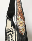 ADBG1390A American Darling Hand Tooled Saddle Blanket Genuine Leather Women Bag Western Handbag Purse