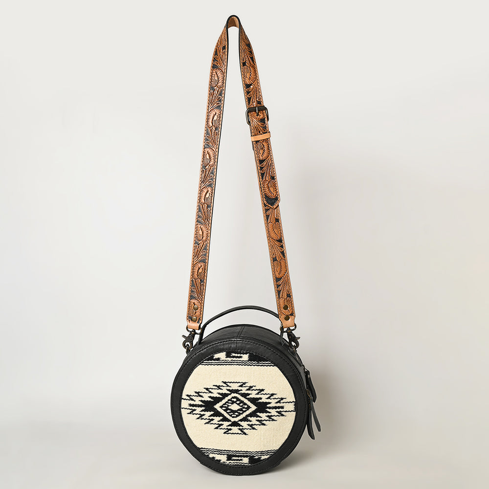 American Darling Saddle Blanket Genuine Leather Women Bag Western Handbag Purse
