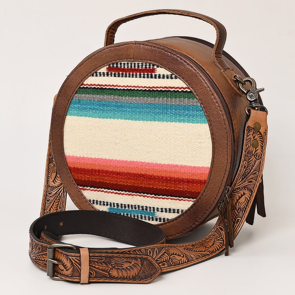 American Darling Saddle Blanket Genuine Leather Women Bag Western Handbag Purse