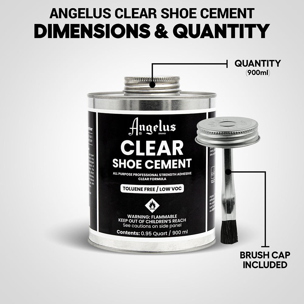 ANGELUS Clear Shoe Cement 1 Quartz For Strong &amp; Durable Bond