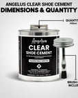 ANGELUS Clear Shoe Cement 1 Quartz For Strong & Durable Bond