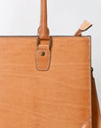 American Darling Adbg1394 Briefcase Genuine Leather Women Bag Western Handbag Purse