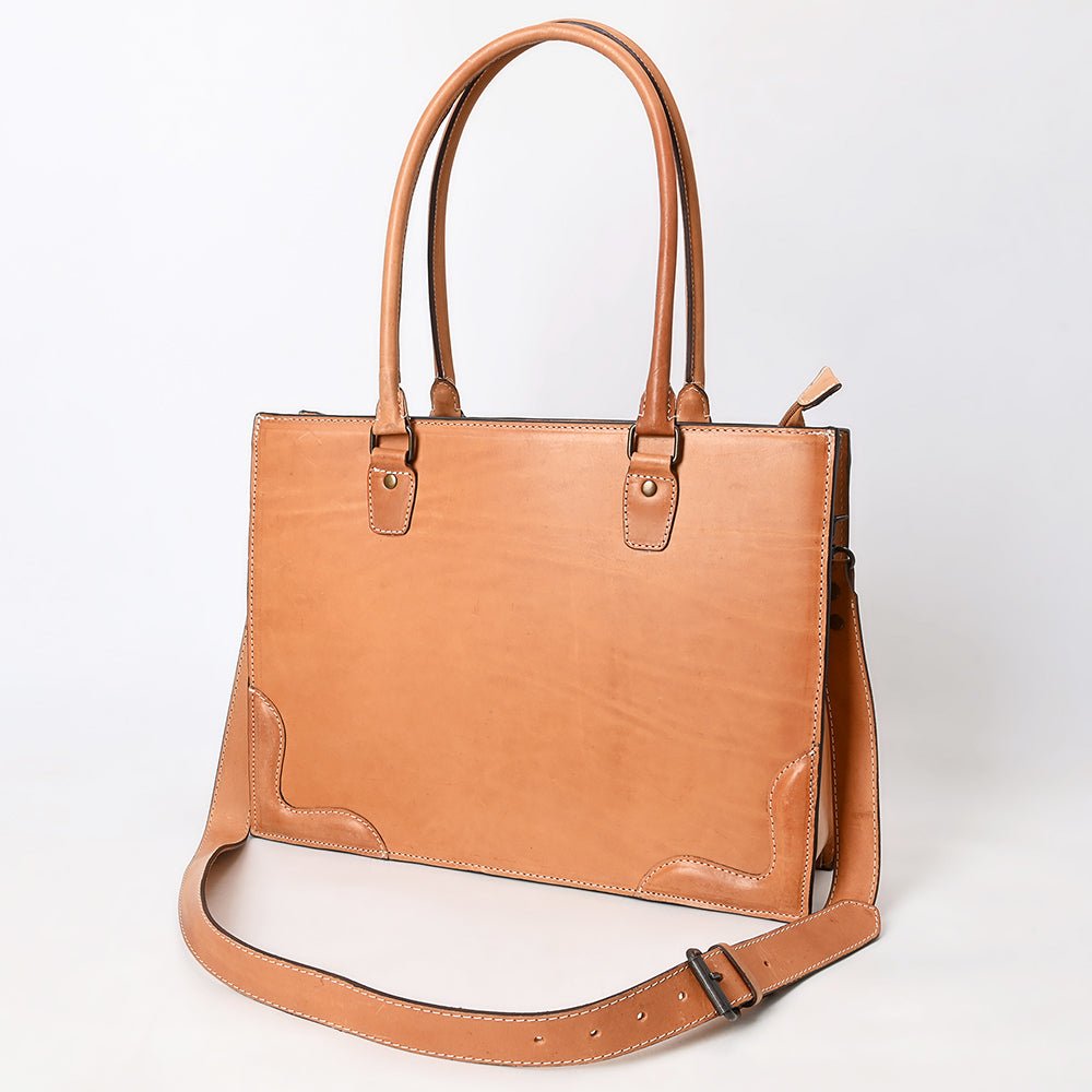 American Darling Adbg1394 Briefcase Genuine Leather Women Bag Western Handbag Purse