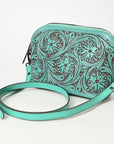 ADBGZ786B American Darling SMALL CROSSBODY Hand Tooled Genuine Leather women bag western handbag purse