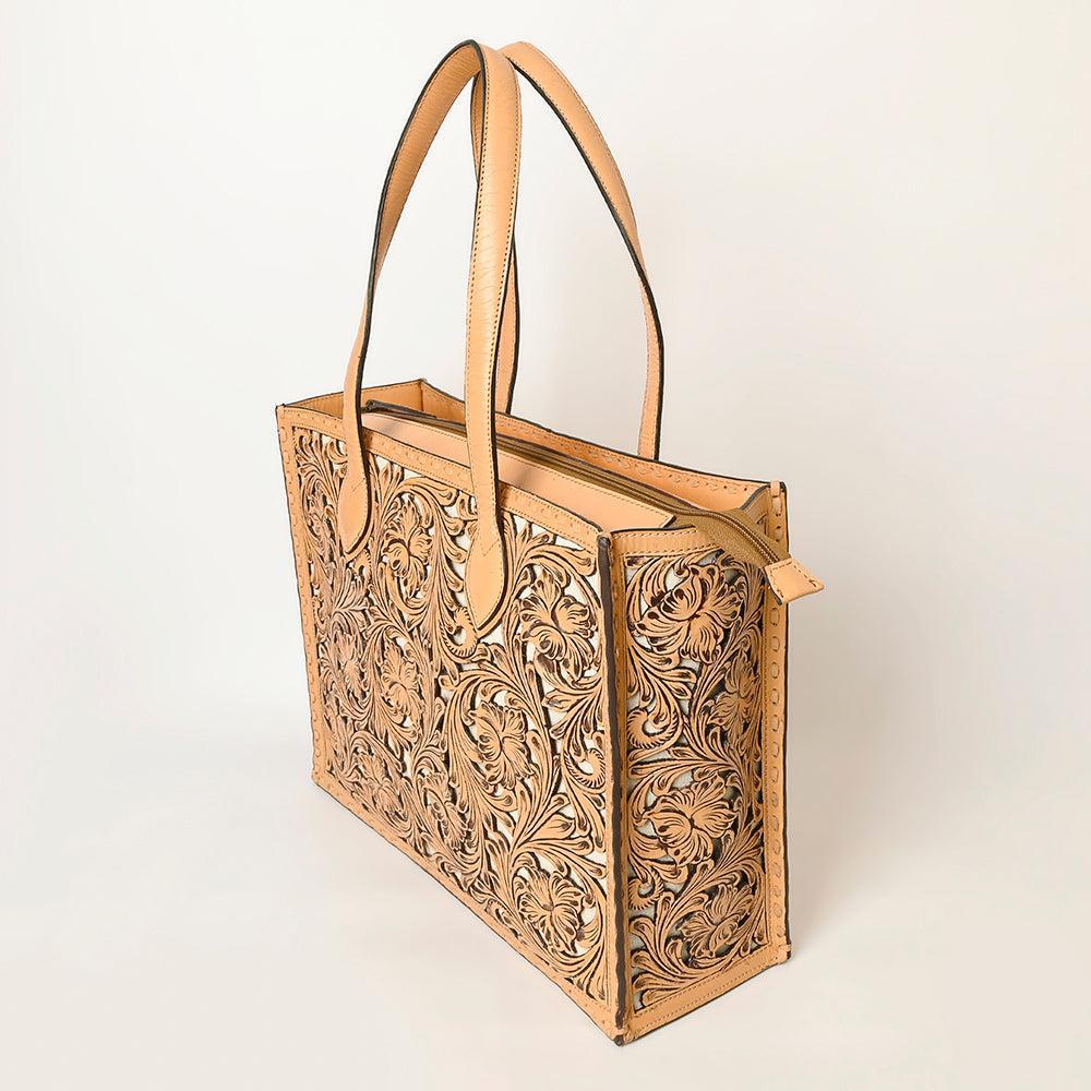 American Darling ADBGZ787A Hand Tooled Genuine Leather Women Bag Western Handbag Purse