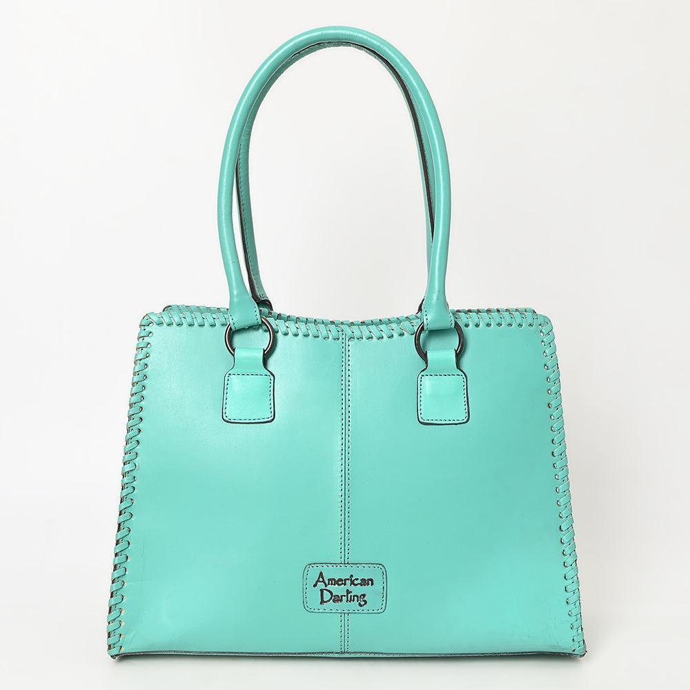 American Darling Adbgz793B Tote Hand Tooled Genuine Leather Women Bag Western Handbag Purse
