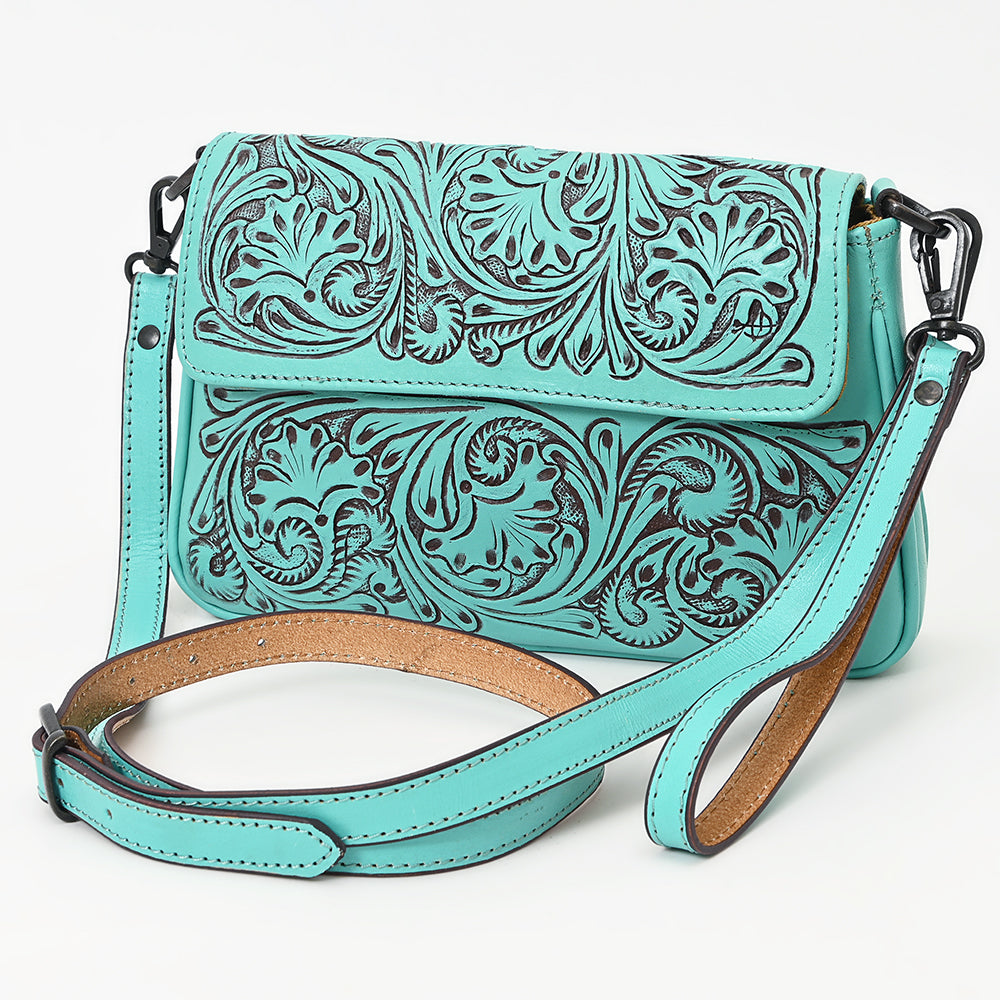 ADBGZ796B American Darling CROSS BODY I Hand Tooled Genuine Leather women bag western handbag purse
